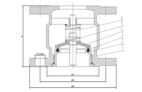 DN50消聲止回閥